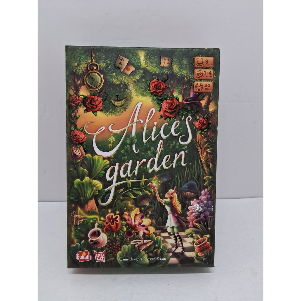 Alices Garden Board Game Goliath Red Cat Games Wonderland Strategy Tile Game